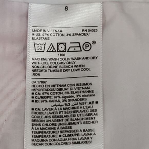 Old Navy Red Stripe Seersucker Shorts Size 8 - Picture 7 of 8